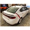 Image 16 : PARKSVILLE - 2013 DODGE DART WHITE 72776 KMS - 347282-3