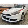 Image 1 : PARKSVILLE - 2013 DODGE DART WHITE 72776 KMS - 347282-3