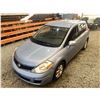 Image 4 : PARKSVILLE - 2011 NISSAN VERSA BLUE 174360 KMS - 450947-2
