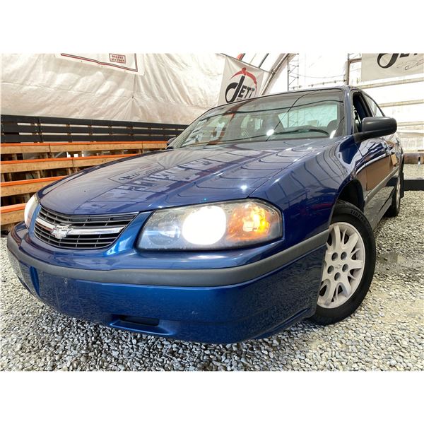 PARKSVILLE - 2005 CHEVROLET IMPALA BLUE 215292 KMS - 182183-3