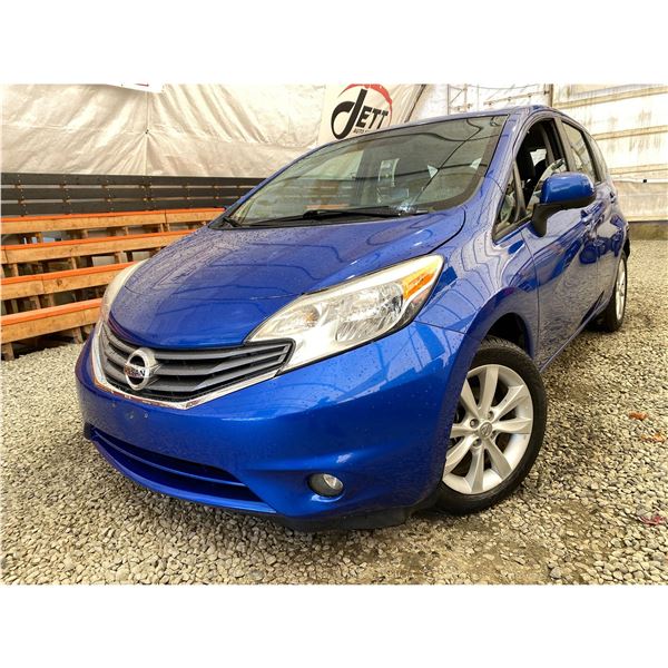 PARKSVILLE - 2014 NISSAN VERSA NOTE BLUE 149060 KMS - 373798-2
