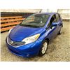 Image 3 : PARKSVILLE - 2014 NISSAN VERSA NOTE BLUE 149060 KMS - 373798-2
