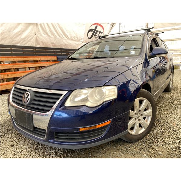 PARKSVILLE - 2007 VOLKSWAGEN PASSAT BLUE NO ACCIDENTS! 190762 KMS - 003632-1