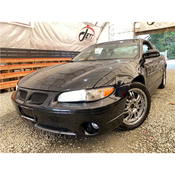 PARKSVILLE - 1999 PONTIAC GRAND PRIX BLACK 204401 KMS - 249604-1