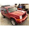 Image 10 : PARKSVILLE - 2006 JEEP COMMANDER RED 225976 KMS - 198206-2