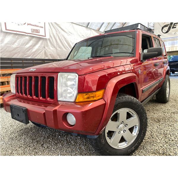 PARKSVILLE - 2006 JEEP COMMANDER RED 225976 KMS - 198206-2