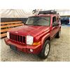 Image 3 : PARKSVILLE - 2006 JEEP COMMANDER RED 225976 KMS - 198206-2