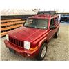 Image 4 : PARKSVILLE - 2006 JEEP COMMANDER RED 225976 KMS - 198206-2
