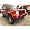 Image 8 : PARKSVILLE - 2006 JEEP COMMANDER RED 225976 KMS - 198206-2