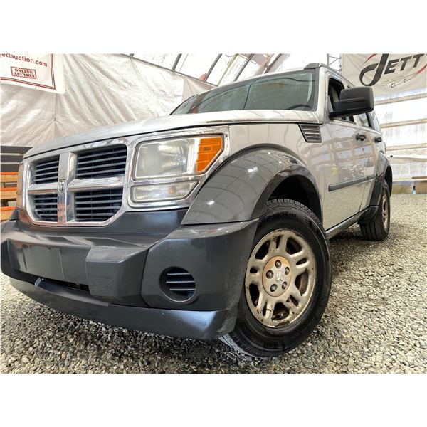 PARKSVILLE - 2008 DODGE NITRO GREY 239996 KMS - 185788-1