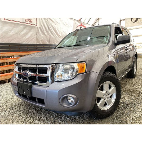 PARKSVILLE - 2008 FORD ESCAPE GREY 252904 KMS - 090004-1