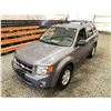 Image 4 : PARKSVILLE - 2008 FORD ESCAPE GREY 252904 KMS - 090004-1