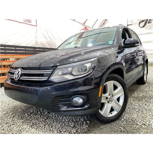 PARKSVILLE - 2015 VOLKSWAGEN TIGUAN BLACK  179858 KMS - 542860-1