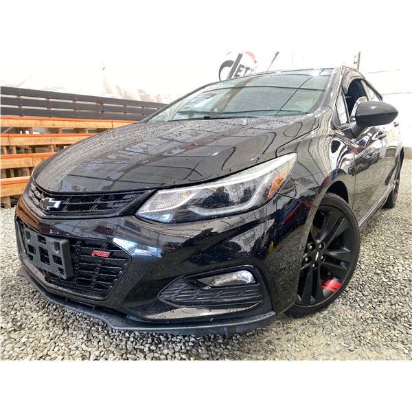 PARKSVILLE - 2018 CHEVROLET CRUZE BLACK 131715 KMS - 589764-2