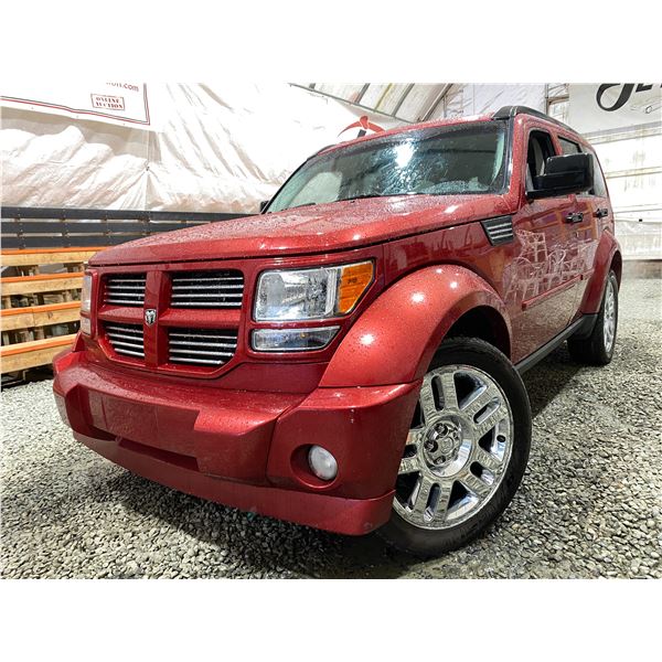PARKSVILLE - 2010 DODGE NITRO RED 195246 KMS - 106703-3