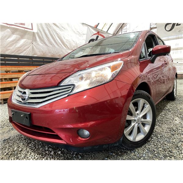 PARKSVILLE - 2016 NISSAN VERSA NOTE RED 100502 KMS - 356386-3