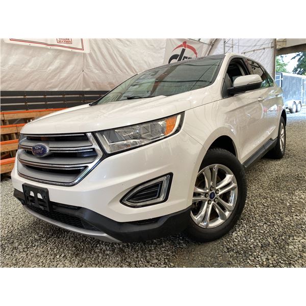 PARKSVILLE - 2016 FORD EDGE WHITE 184606 KMS - B85601-2