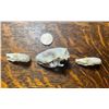 Image 3 : (2) *Rarely Seen* North American MOLE Skulls with (1) European HEDGEHOG Skull