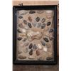 Image 1 : (44) Prehistoric Native American ARROWHEADS with an AXE Head Artifact in a Display Frame