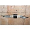Image 2 : XXL Polished WATUSI Horns with Hide and Rope Accents