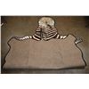 Image 6 : *Brand New* ZEBRA Hide or ZEBRA Hide Rug with Padded Carpet Backing and Fabric Piping