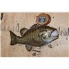 Image 2 : *Sam Smead Estate* Reproduction SMALLMOUTH BASS Fish Mount with Commemorative Plaque