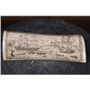 Image 1 : Scrimshawed Bone SCULPTURE "The Whaler Indian Off Tahiti"