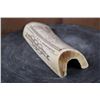 Image 4 : Scrimshawed Bone SCULPTURE "The Whaler Indian Off Tahiti"