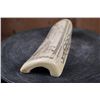 Image 5 : Scrimshawed Bone SCULPTURE "The Whaler Indian Off Tahiti"