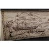 Image 6 : Scrimshawed Bone SCULPTURE "The Whaler Indian Off Tahiti"