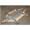 Image 1 : NILE CROCODILE Hide Rug with Carpet Backing and Leather Piping
