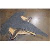 Image 7 : NILE CROCODILE Hide Rug with Carpet Backing and Leather Piping