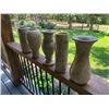 Image 3 : Set of (5) Marble VASES