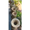 Image 6 : Set of (5) Marble VASES