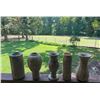 Image 8 : Set of (5) Marble VASES