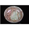 Image 1 : XL Polished Hand-carved Green Banded Onyx BOWL
