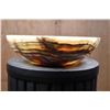 Image 4 : XL Polished Hand-carved Green Banded Onyx BOWL