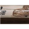 Image 6 : XXL Scrimshawed HIPPOPOTAMUS Tusk Featuring a Lion with a Custom Display Stand