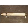 Image 8 : XXL Scrimshawed HIPPOPOTAMUS Tusk Featuring a Lion with a Custom Display Stand