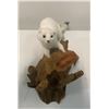 Image 2 : Life-sized North American WEASEL or ERMINE on a Driftwood Base