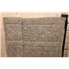 Image 3 : Big Antique Hand-carved Wood African Granary DOOR on a Custom Metal Stand