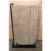 Image 6 : Big Antique Hand-carved Wood African Granary DOOR on a Custom Metal Stand