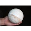 Image 2 : XL PICTURE JASPER Mineral Sphere with an Orthoceras Fossil Stand