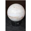 Image 6 : XL PICTURE JASPER Mineral Sphere with an Orthoceras Fossil Stand