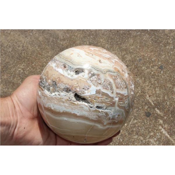Big CRAZY LACE AGATE Mineral Sphere