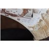 Image 7 : XXL Scrimshawed HIPPOPOTAMUS Tusk with Zebra Hide by Lovemore Loyd of Massina on a Wood Stand
