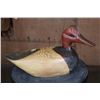 Image 1 : Thomas Burtle Oatman Signed CANVASBACK DRAKE Duck Decoy from 1980