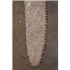 Image 9 : Antique African "Butcher/Trade" Pattern KNIFE or MACHETE with an Elephant Hide Sheath and Horn