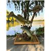 Image 4 : *Real Skin* LARGEMOUTH BASS, CRAPPIE, and BLUEGILL FISH on a Decorative Wood Base