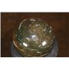 Image 8 : Massive XXXL Polished ORBICULAR OCEAN JASPER Mineral Sphere Specimen with Many Druzy Inclusions